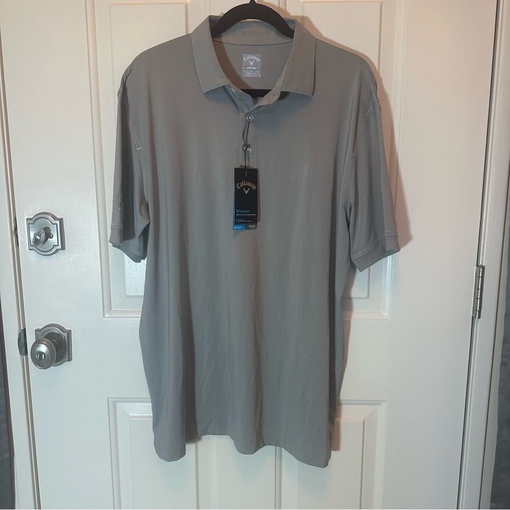 Callaway Men's Classic Gray Polo Shirt